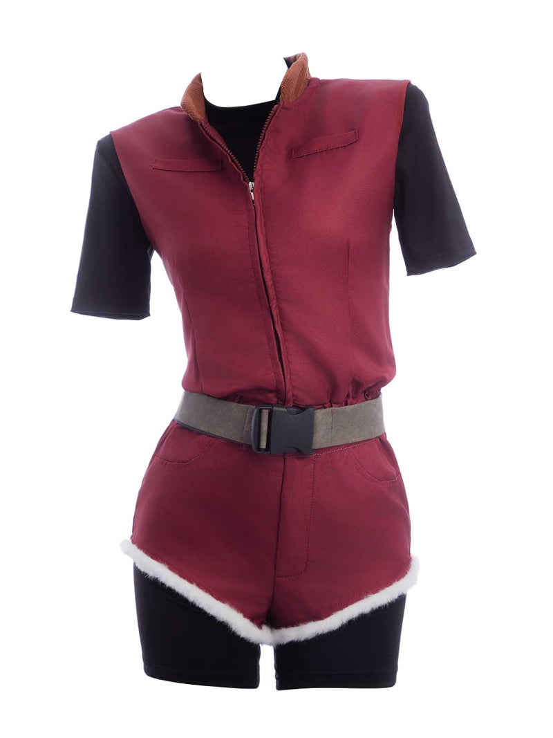 Cosplay.fm Women's Game Cosplay Costume Outfit Vest Shorts (L) - Image 1